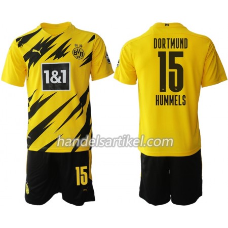 Borussia Dortmund Mats Hummels 15 Kinder Heim Trikotsatz 2020/21 Kurzarm (+ Kurze Hosen)